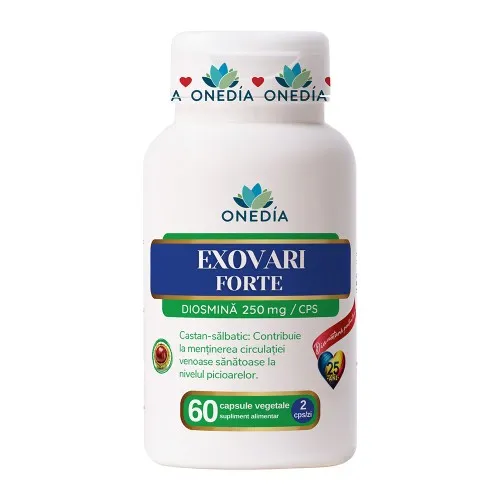 Exovari Forte Diosmina 250mg, 60 capsule, Onedia