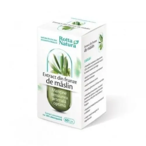 Extract din frunze de Maslin, 60 capsule, Rotta Natura