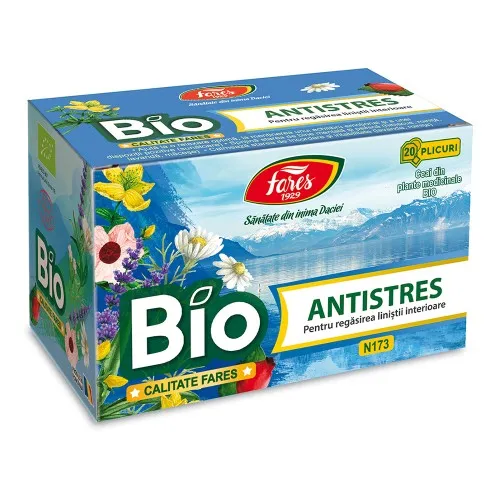 Bio Ceai Antistres, 20 plicuri, Fares