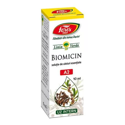 Biomicin A2 solutie, 10 ml, Fares