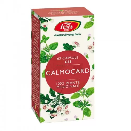 Calmocard , C35, 63 capsule, Fares
