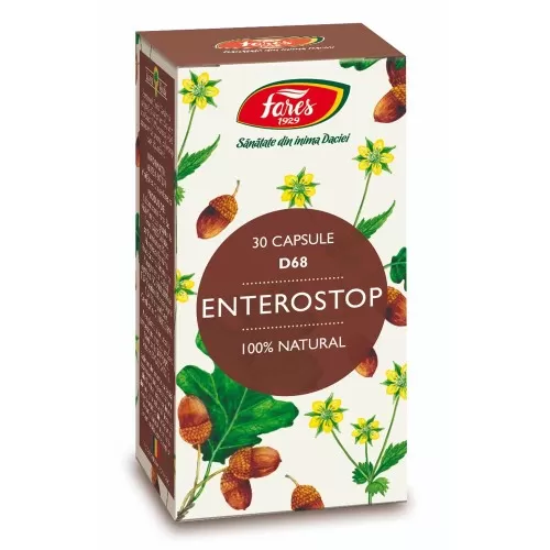 Enterostop D68, 30 capsule, Fares