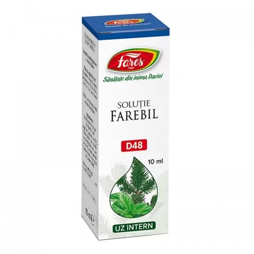 Farebil solutie D48, 10ml, Fares