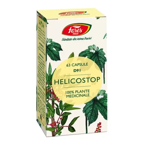 Helicostop, 63 capsule, Fares