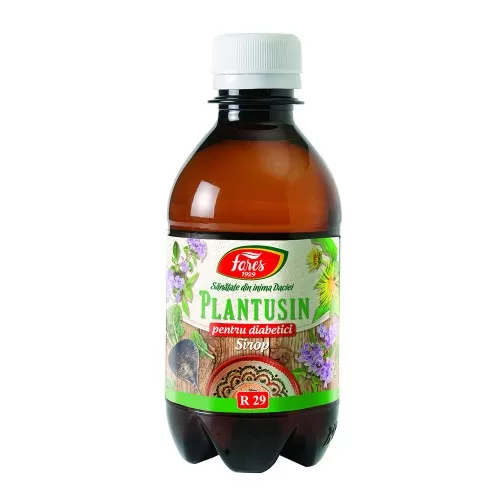 Sirop Plantusin pentru diabetici, 250 ml, Fares