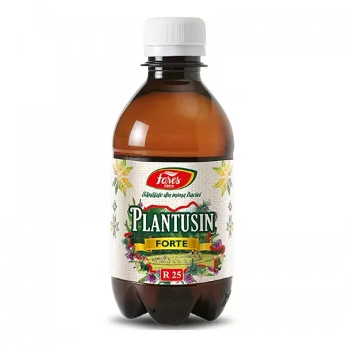 Sirop Plantusin forte, 250 ml, Fares