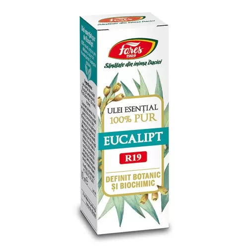 Ulei esential de eucalipt R19, 10 ml, Fares