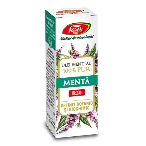 Ulei esential de menta R20, 10ml, Fares