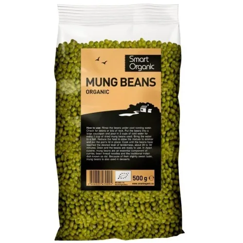 Fasole Mung Eco, 500 g, Dragon Superfoods