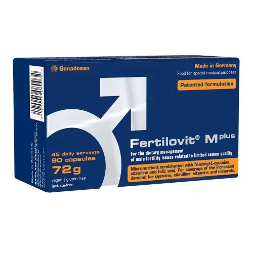 Fertilovit M plus, 90 capsule, Gonadosan