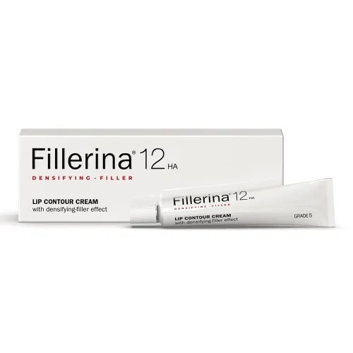 Crema contur buze cu efect de umplere Fillerina 12HA Densifying Grad 5, 15 ml , Labo