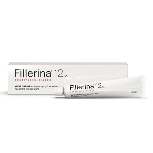 Crema de noapte cu efect de umplere Fillerina 12HA Densifying Grad 3, 50 ml, Labo