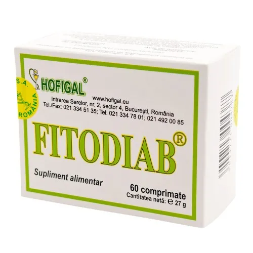 Fitodiab, 60 comprimate, Hofigal
