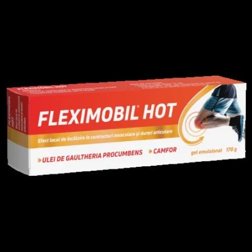 Fleximobil Hot, gel emulsionat, 170g, Fiterman