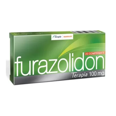Furazolidon, 100 mg, 20 comprimate, Terapia