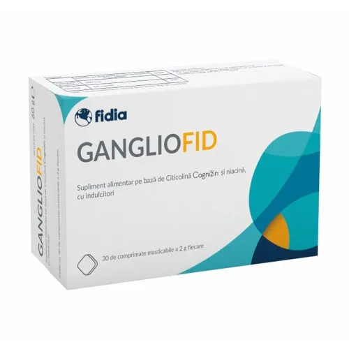GanglioFid, comprimate masticabile. 30 buc, Fida