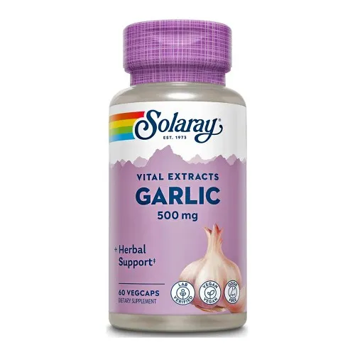 Garlic (Usturoi) 500mg Solaray, 60 capsule, Secom