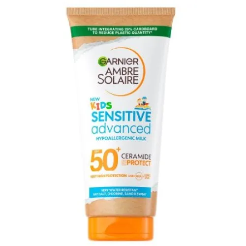 Lapte Protectie Solara SPF50+ Ambre Solaire Kids Ceramide, 175ml, Garnier