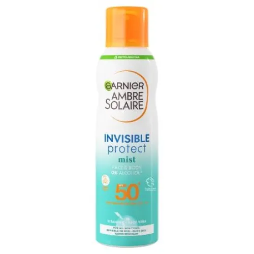 Spray Invisible Mist SPF50 Ambre Solaire, 200ml, Garnier