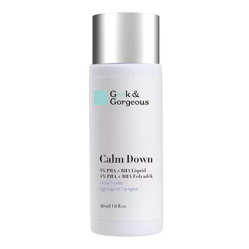 Lotiune exfolianta Calm down, 30 ml, Geek&Gorgeous