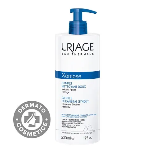 Gel-crema de curatare Xemose Syndet, 500 ml, Uriage