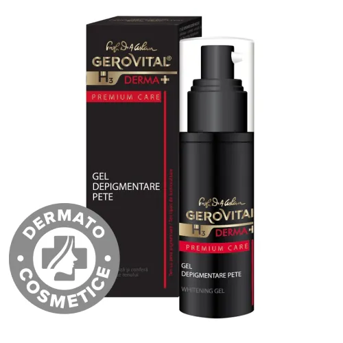 Gel depigmentare pete H3 Derma Premium Care, 30 ml, Gerovital
