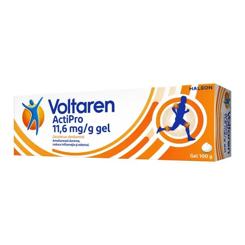 Gel Voltaren Actipro 11.6mg/g, 100g, Haleon