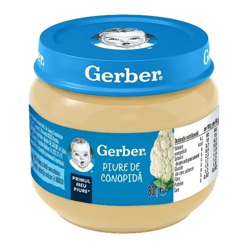 Piure de Conopida Natural, 90g, Gerber