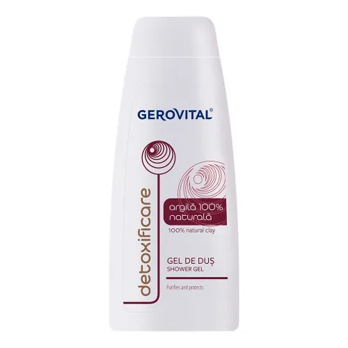 Gel de Dus cu Argila 100% Naturala, 400ml, Gerovital