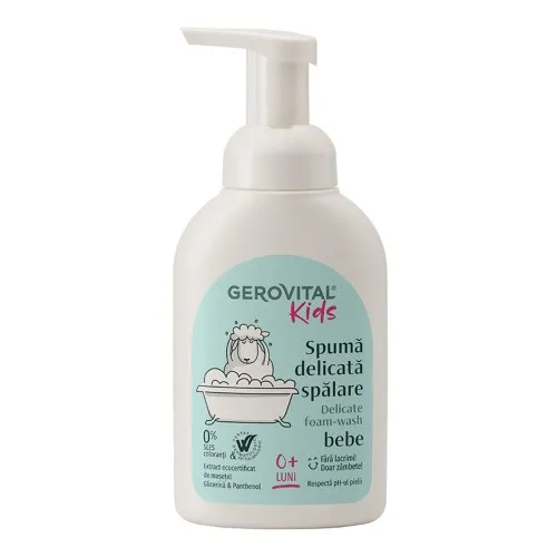 Spuma Delicata Spalare, 300ml, Gerovital Kids