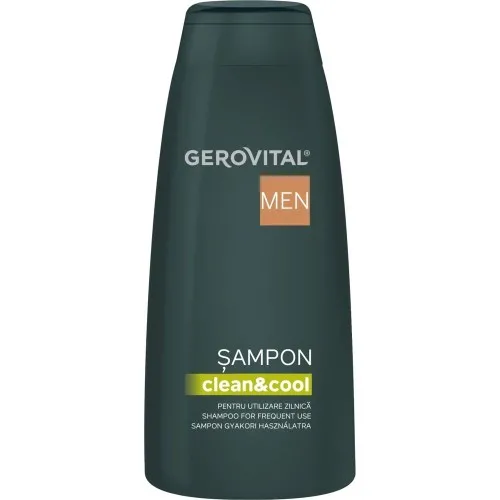 Gerovital Men Sampon Clean&Cool Utilizare Zilnica, 400ml