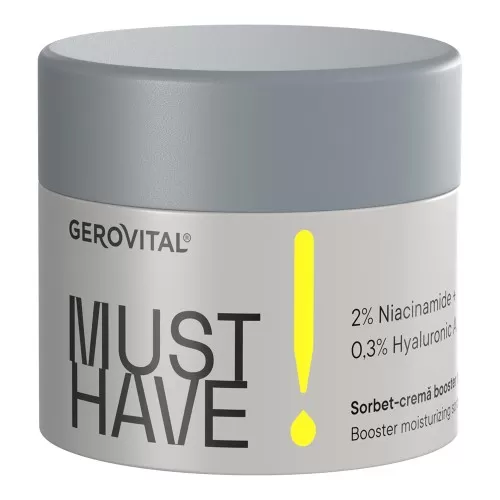 Sorbet Crema Booster Hidratare, 50 ml, Must Have, Gerovital
