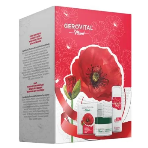 Gerovital Plant Crema Hidratanta x 50 ml + Deodorant x 150 ml