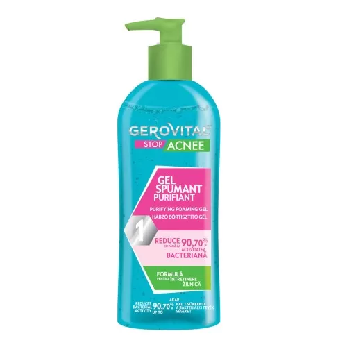 Gel spumant purifiant Stop Acnee, 150ml, Gerovital