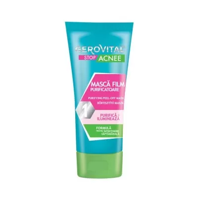 Masca film purificatoare Stop Acnee, 100ml, Gerovital