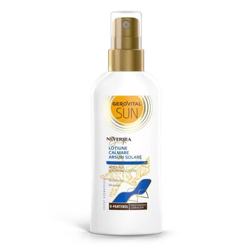 Lotiune calmare arsuri solare Sun, 150 ml, Gerovital
