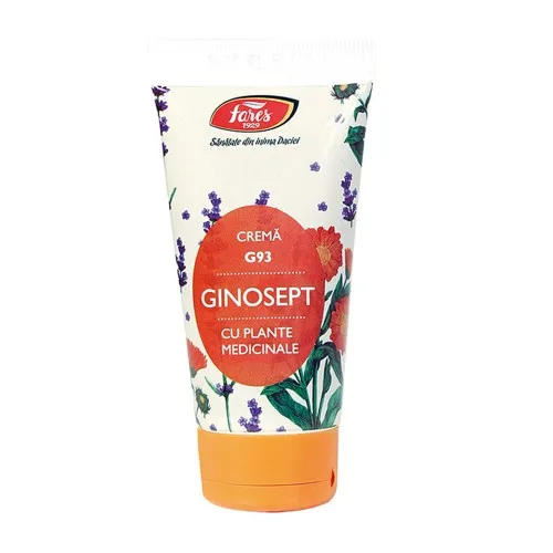 Ginosept crema cu plante medicinale, 50 ml, Fares