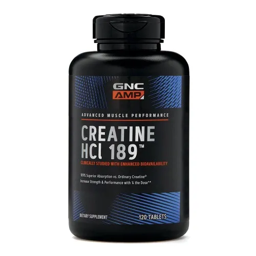 AMP Creatine HCl 189 Creatina, 120 tablete, GNC