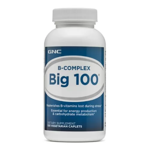 Gnc B-complex Big 100, Complex De Vitamina B, 100 Tb