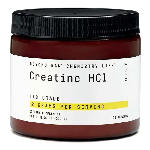 Beyond Raw Chemistry Labs Creatine HCl fara Aroma, pulbere, 240g, GNC