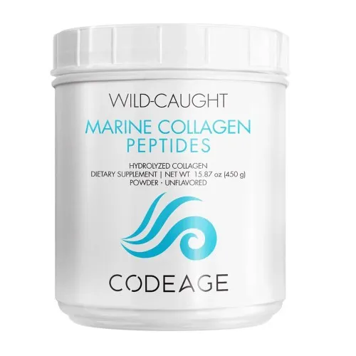 CodeAge Wild-Caught Marine Hydrolyzed Collagen Peptides, 450g pulbere, GNC