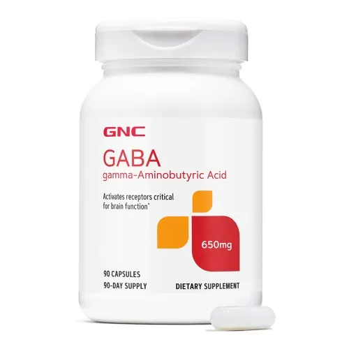 Acid gamma aminobutiric GABA, 90 capsule, GNC