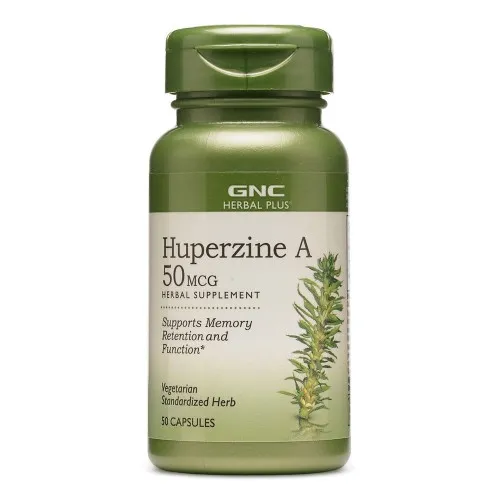 GNC Herbal Plus Huperizine A 50mg, Huperzina A , 50 capsule
