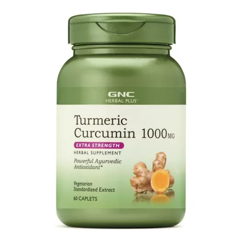 Herbal Plus Turmeric Curcumin 1000 mg, 60 tablete, GNC