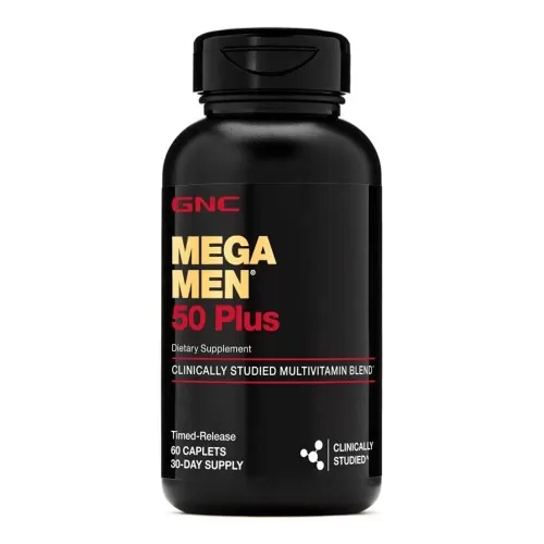 Gnc Mega Men 50 Plus, Complex De Multivitamine Pentru Barbati, 60 Tb