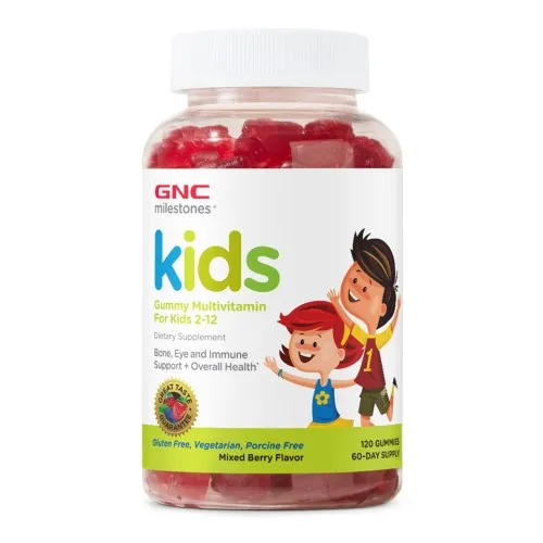 Multivitamine Copii 2-12ani cu Aroma de Fructe de Padure, 120 jelerui, GNC