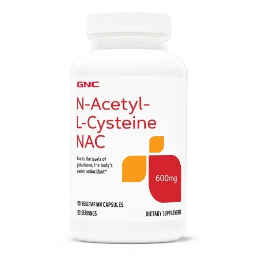 GNC N-Acetyl-L-Cysteine NAC 600mg, 120 capsule