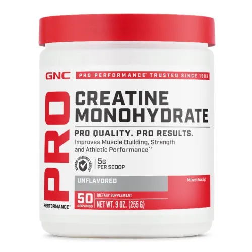 Pro Performance Creatine Monohydrate Fara Aroma, pulbere, 255g, GNC