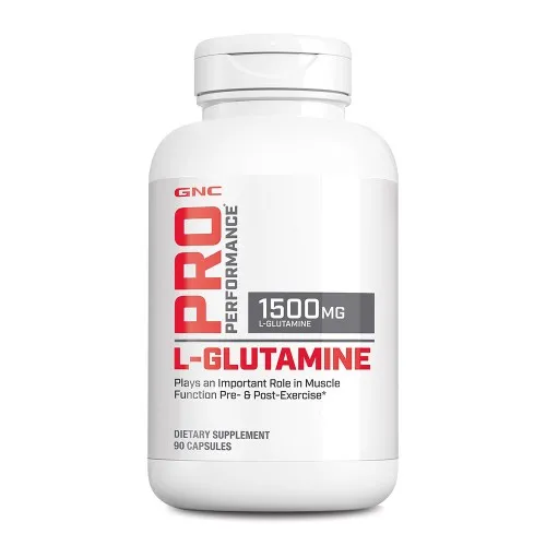 Pro Performance L-Glutamine 1500mg, 90 capsule, GNC