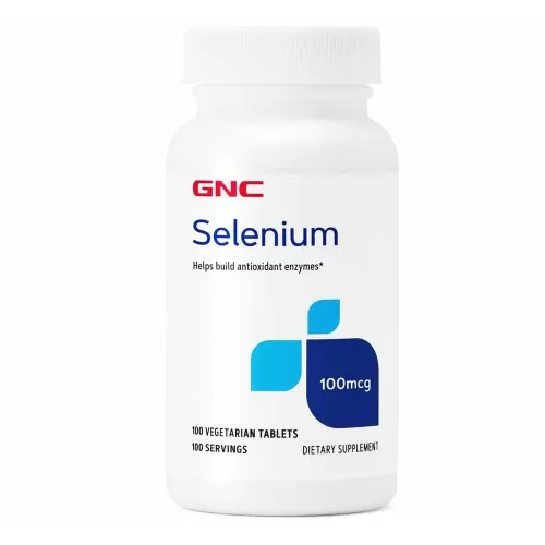 Selenium 100 mcg, 100 tablete, GNC